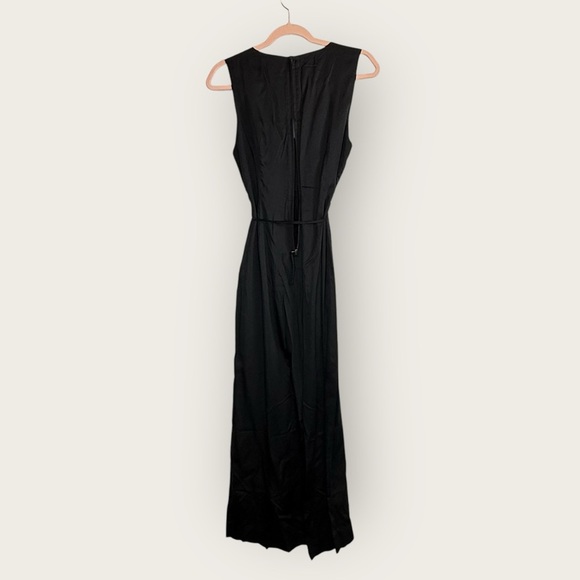NWT | Ettitude | Signature Sateen Sleeveless Jumpsuit | Black | Small - Picture 3 of 11